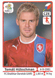 Tomas Hubschman Czech Republic samolepka EURO 2012 #151